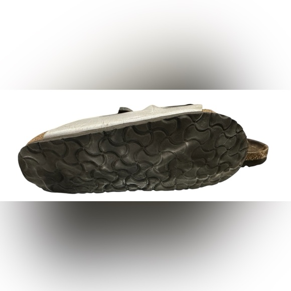 Birkenstock Arizona silver size 38 women’s B10 - Picture 7 of 7